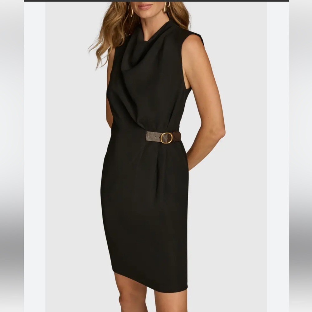 Donna Karan LBD with belt size 6